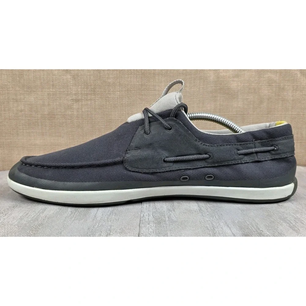 Lacoste L.AndSailing Navy Blue Nautical Ocean Beach Boat Shoes Men's Size 11.5